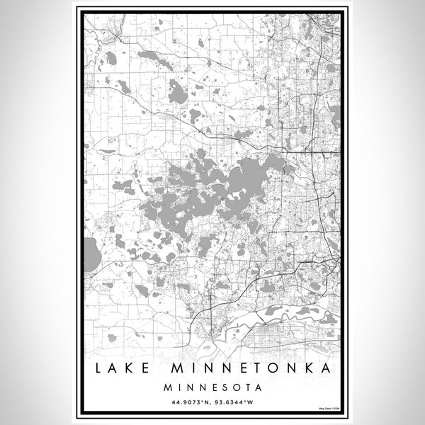 Lake Minnetonka - Minnesota Classic Map Print