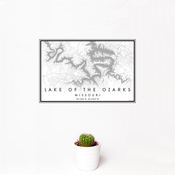 Lake of the Ozarks - Missouri Classic Map Print