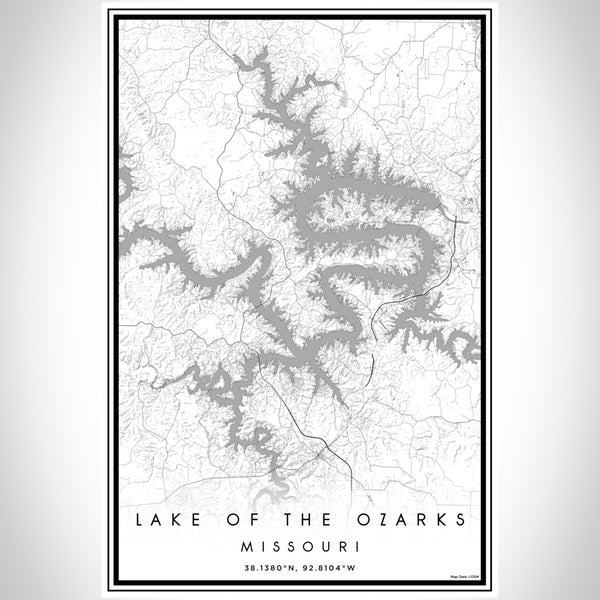 Lake of the Ozarks - Missouri Classic Map Print