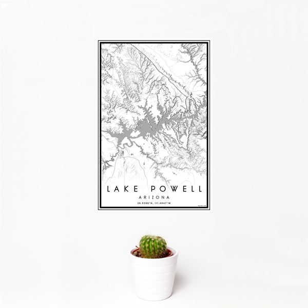 Lake Powell - Arizona Classic Map Print