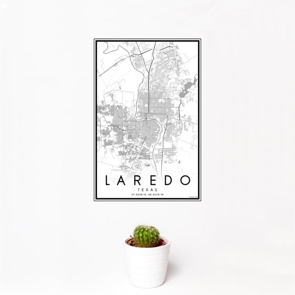 Laredo - Texas Classic Map Print