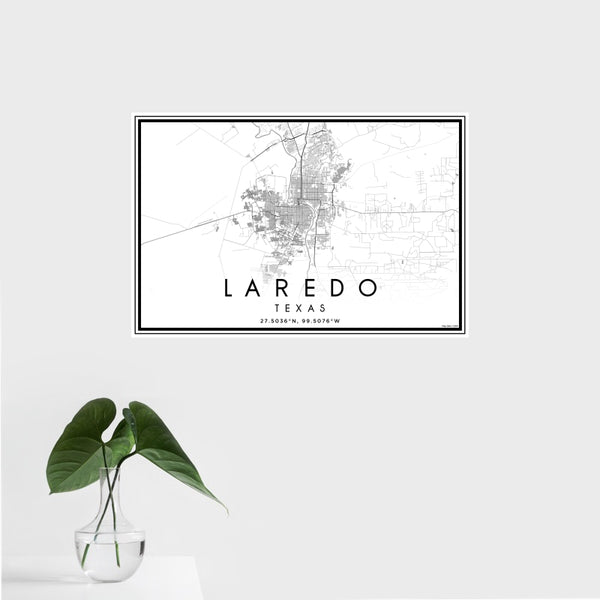 Laredo - Texas Classic Map Print