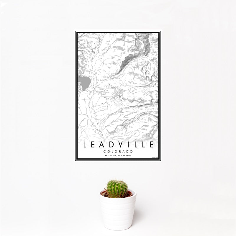 Leadville - Colorado Classic Map Print