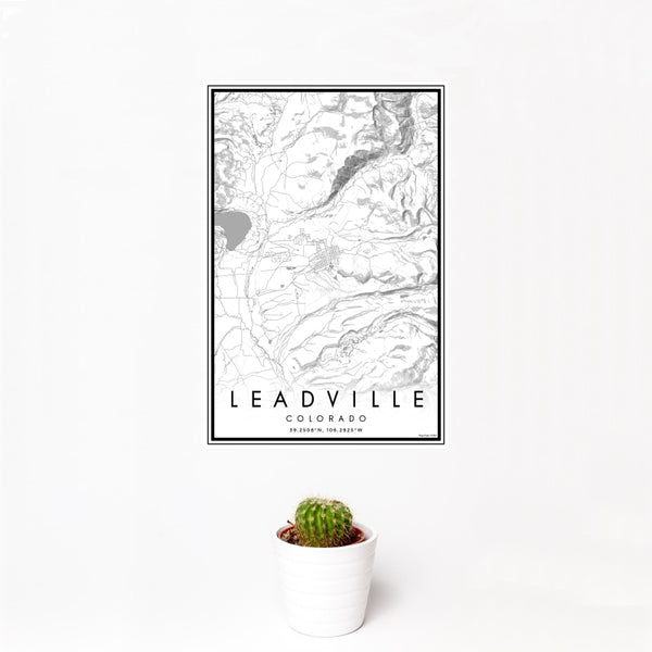 Leadville - Colorado Classic Map Print