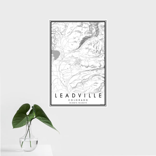 Leadville - Colorado Classic Map Print