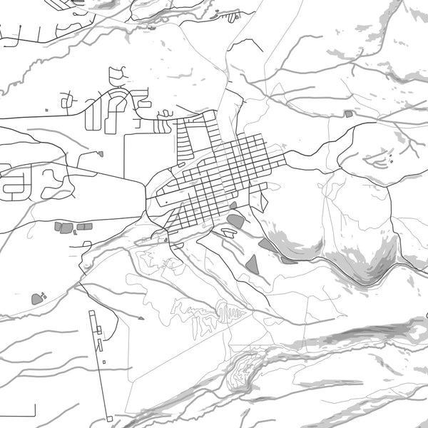 Leadville - Colorado Classic Map Print