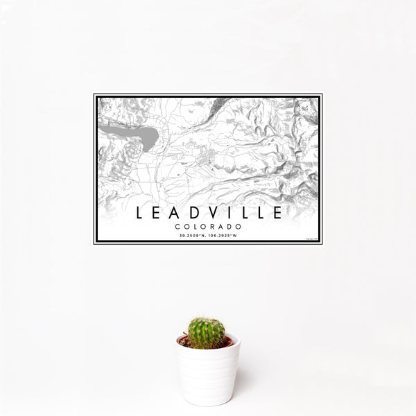 Leadville - Colorado Classic Map Print