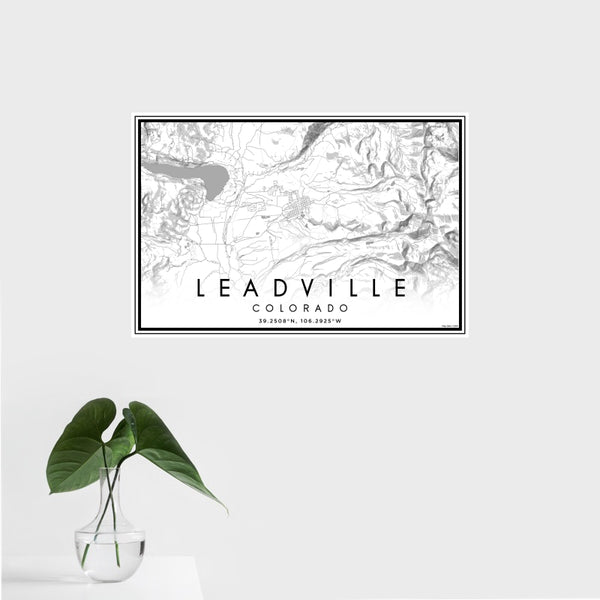 Leadville - Colorado Classic Map Print