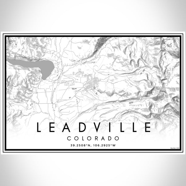 Leadville - Colorado Classic Map Print
