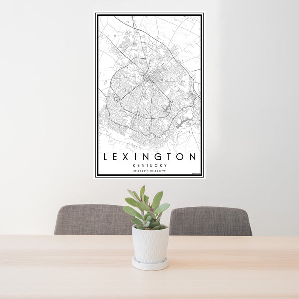 Lexington - Kentucky Classic Map Print