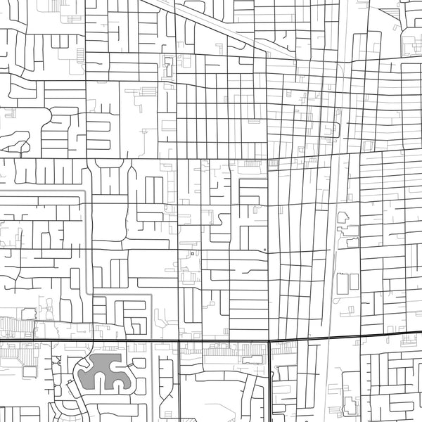 Lodi - California Classic Map Print