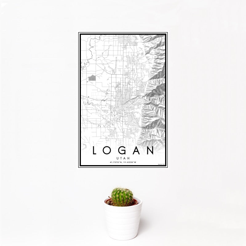 Logan - Utah Classic Map Print