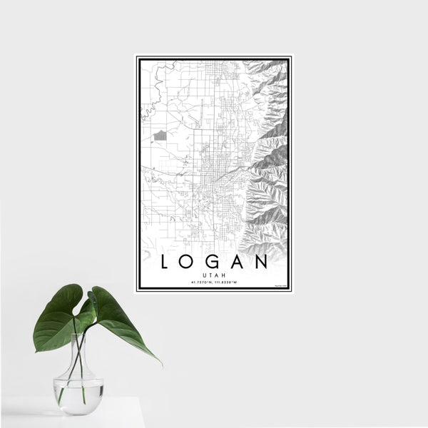 Logan - Utah Classic Map Print