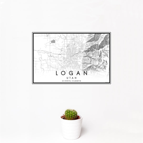 Logan - Utah Classic Map Print