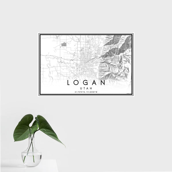 Logan - Utah Classic Map Print