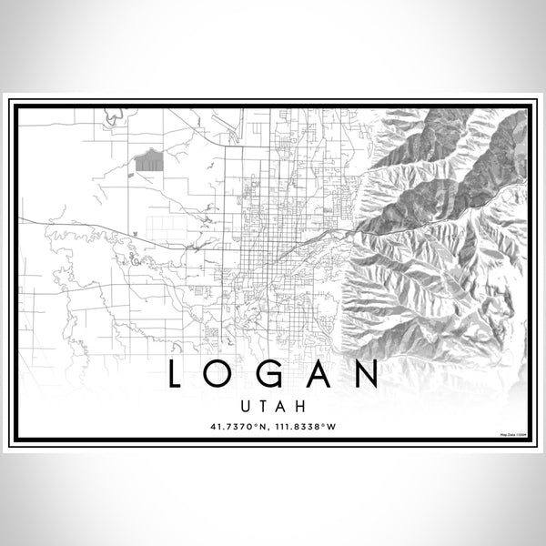 Logan - Utah Classic Map Print