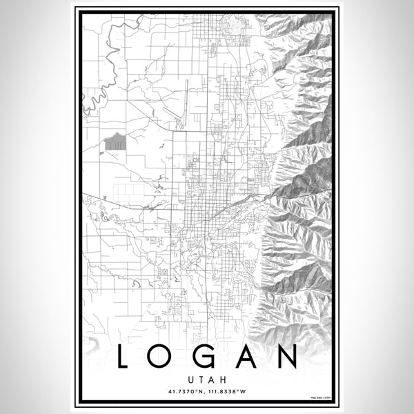 Logan - Utah Classic Map Print