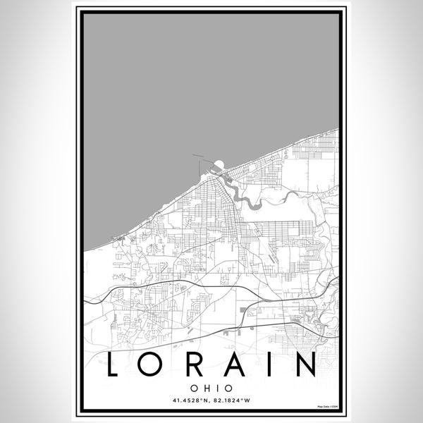 Lorain - Ohio Classic Map Print