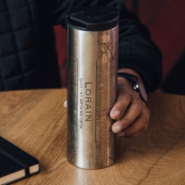 Lorain - Ohio Map Tumbler