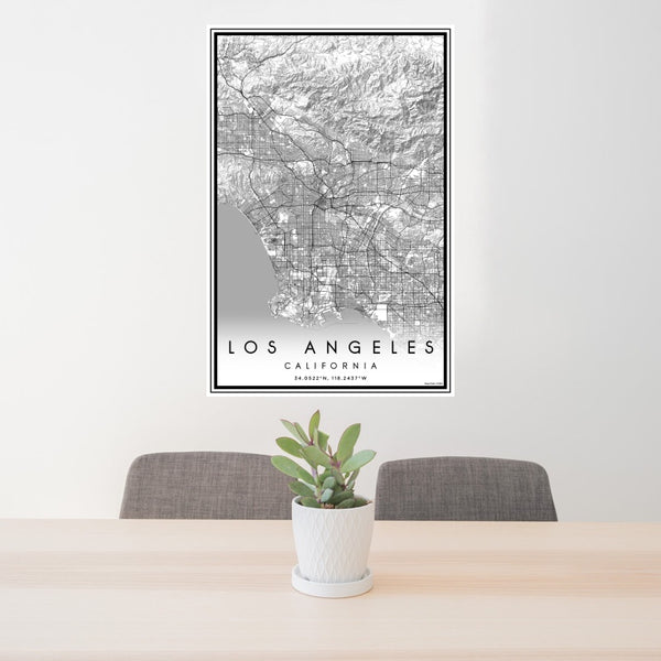 Los Angeles - California Classic Map Print