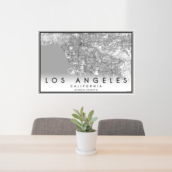 Los Angeles - California Classic Map Print