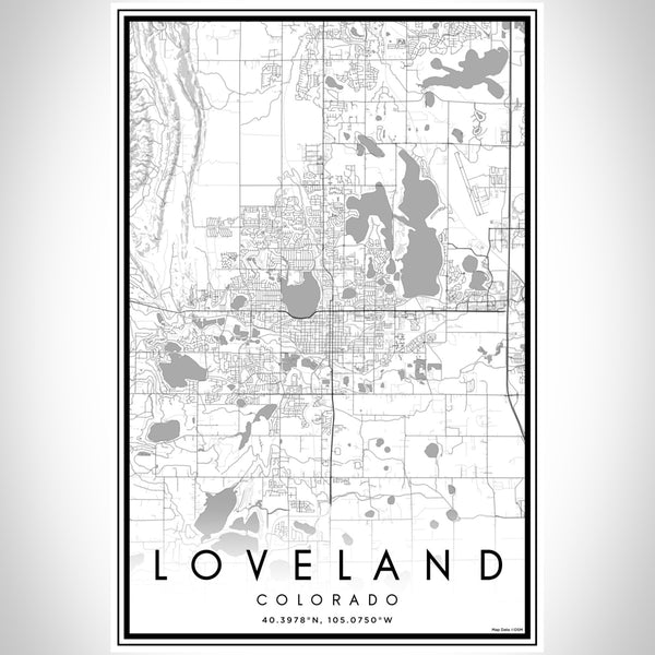 Loveland - Colorado Classic Map Print