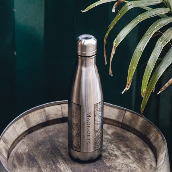 Magnolia - Texas Map Insulated Bottle