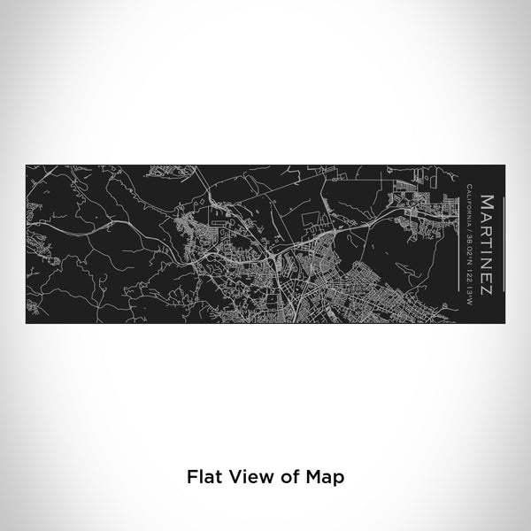 Martinez - California Map Insulated Cup in Matte Black