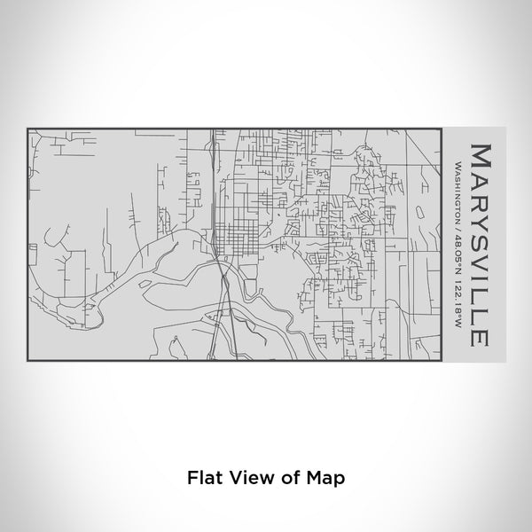 Marysville - Washington Map Insulated Bottle