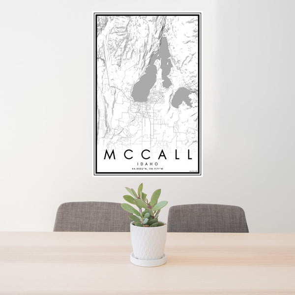 McCall - Idaho Classic Map Print