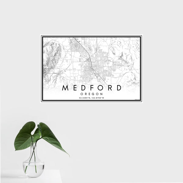 Medford - Oregon Classic Map Print