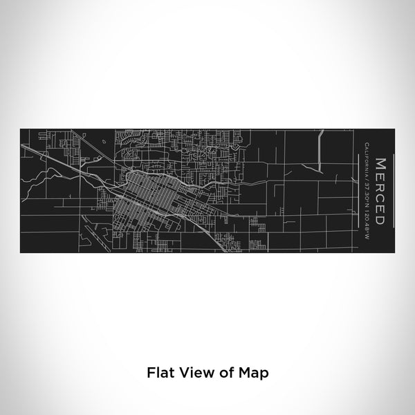 Merced - California Map Insulated Cup in Matte Black
