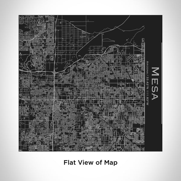 Mesa - Arizona Map Tumbler in Matte Black