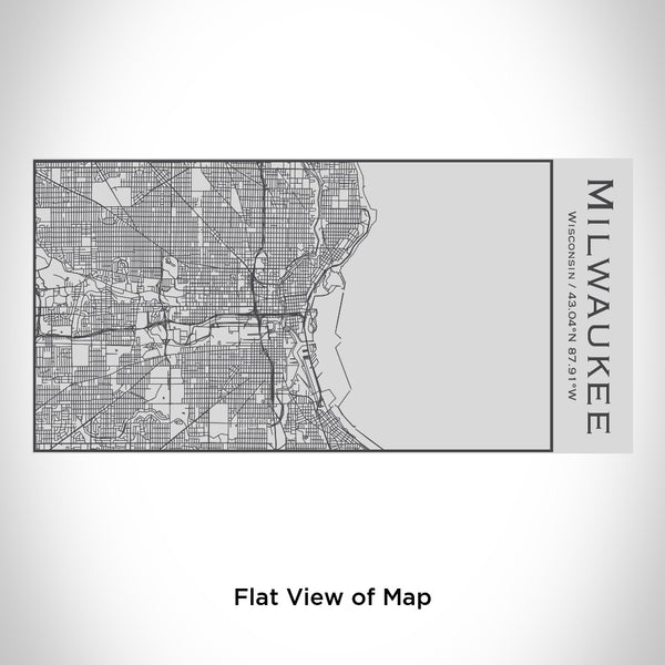 Milwaukee - Wisconsin Map Insulated Bottle
