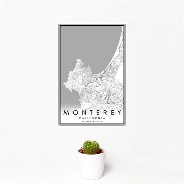 Monterey - California Classic Map Print