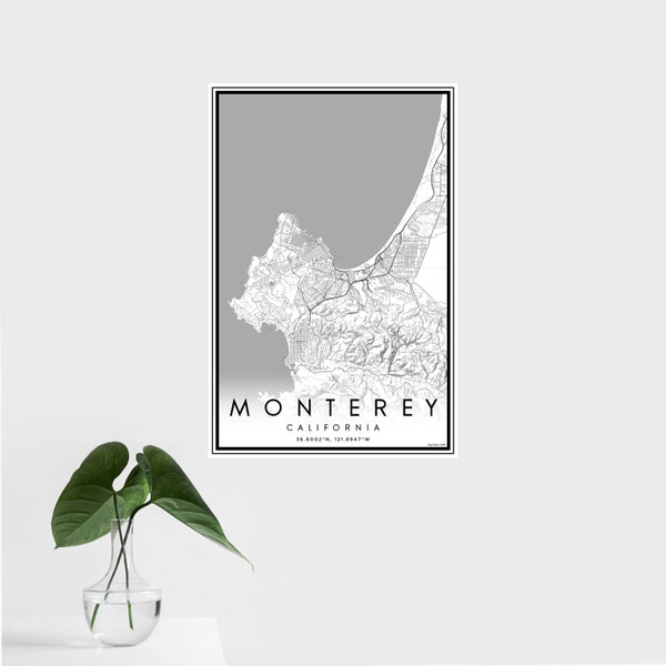Monterey - California Classic Map Print