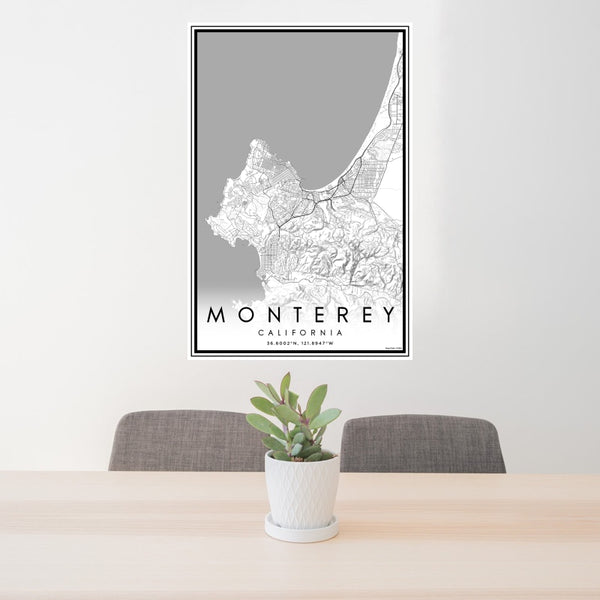 Monterey - California Classic Map Print