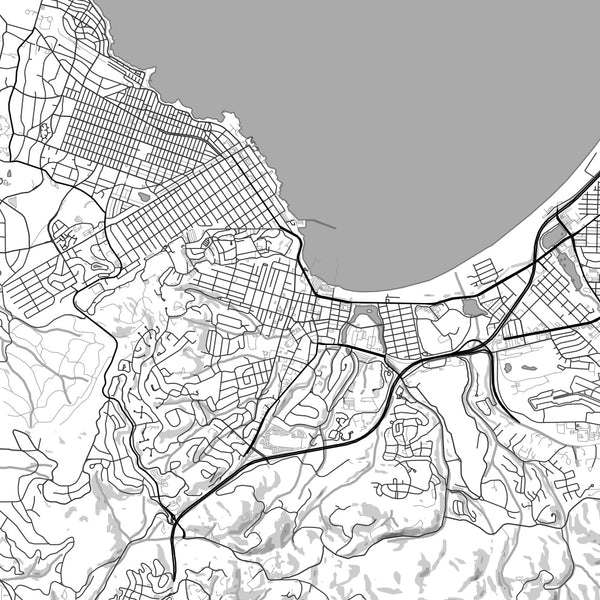 Monterey - California Classic Map Print