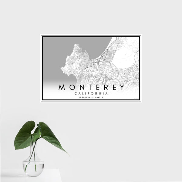 Monterey - California Classic Map Print
