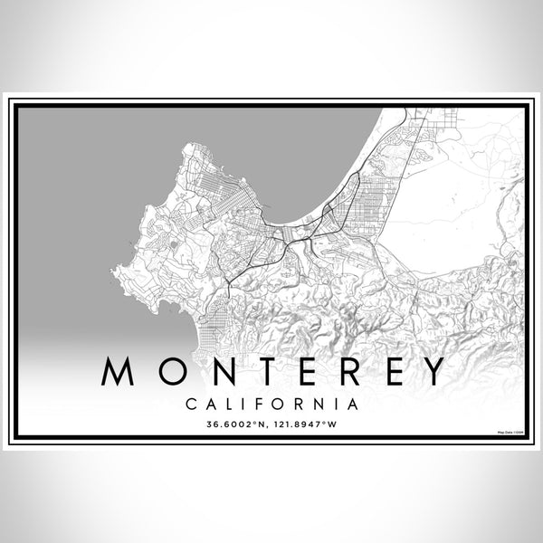 Monterey - California Classic Map Print