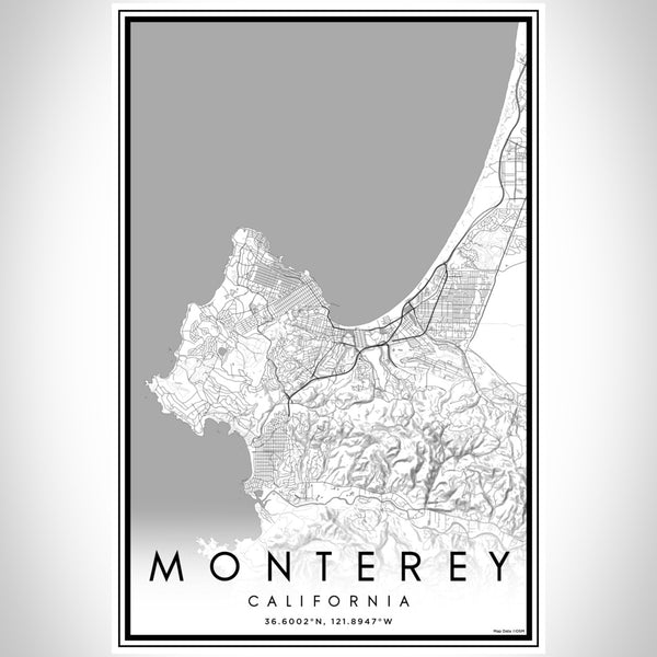 Monterey - California Classic Map Print