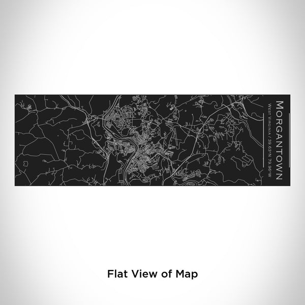 Morgantown - West Virginia Map Insulated Cup in Matte Black