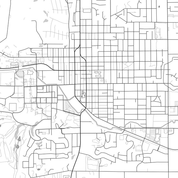 Moscow - Idaho Classic Map Print
