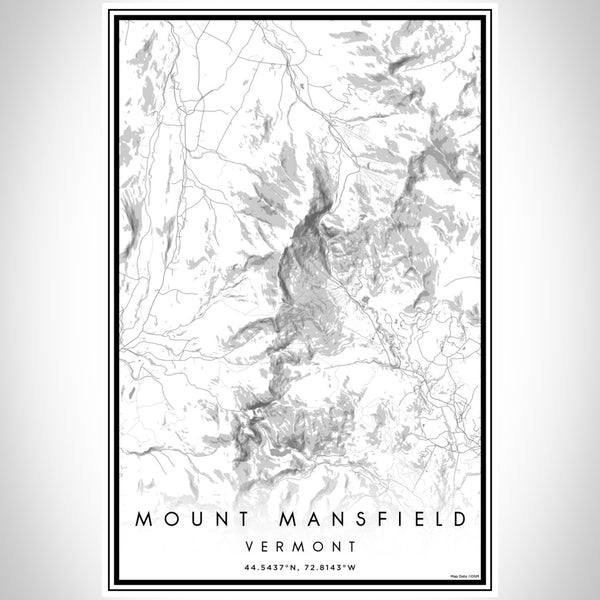 Mount Mansfield - Vermont Classic Map Print