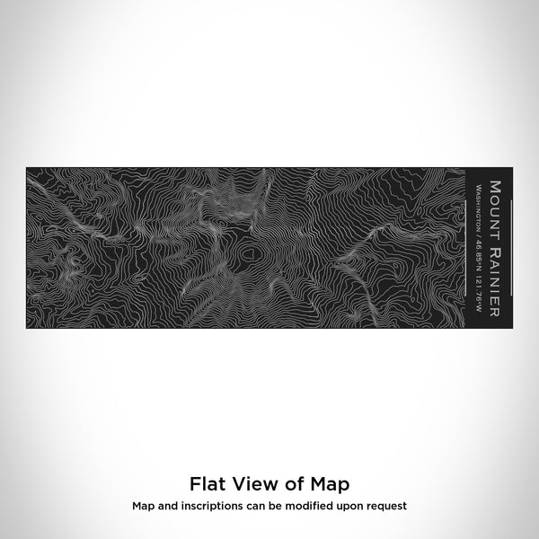 Mount Rainier - Washington Map Insulated Cup in Matte Black