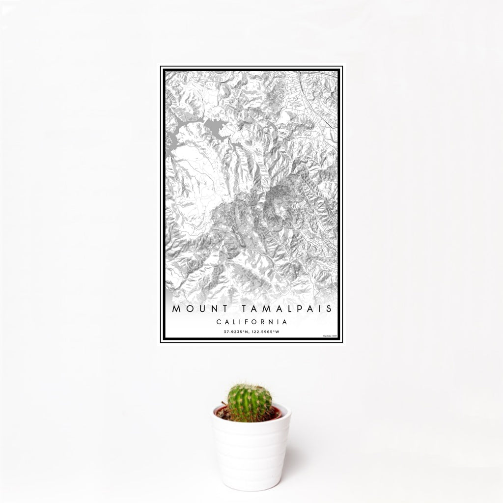Mount Tamalpais - California Classic Map Print