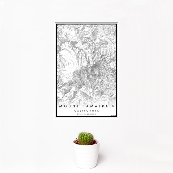 Mount Tamalpais - California Classic Map Print