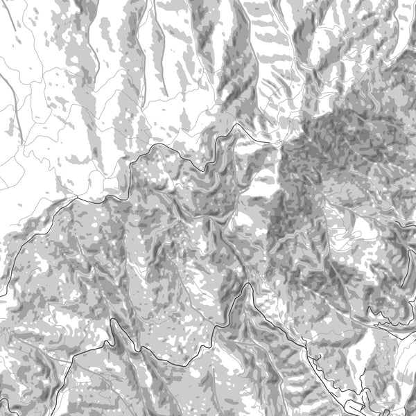 Mount Tamalpais - California Classic Map Print