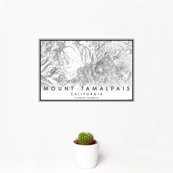 Mount Tamalpais - California Classic Map Print