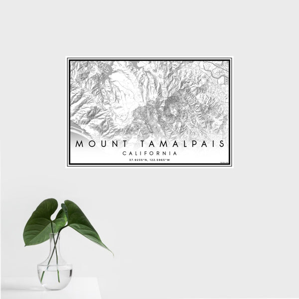 Mount Tamalpais - California Classic Map Print